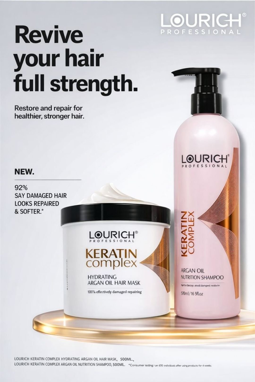 Premium Deep Repair Hair Mask – Intensive Hydrating Treatment for Dry, Damaged & Frizzy Hair – Strengthening Keratin & Argan Oil Formula - Image 7