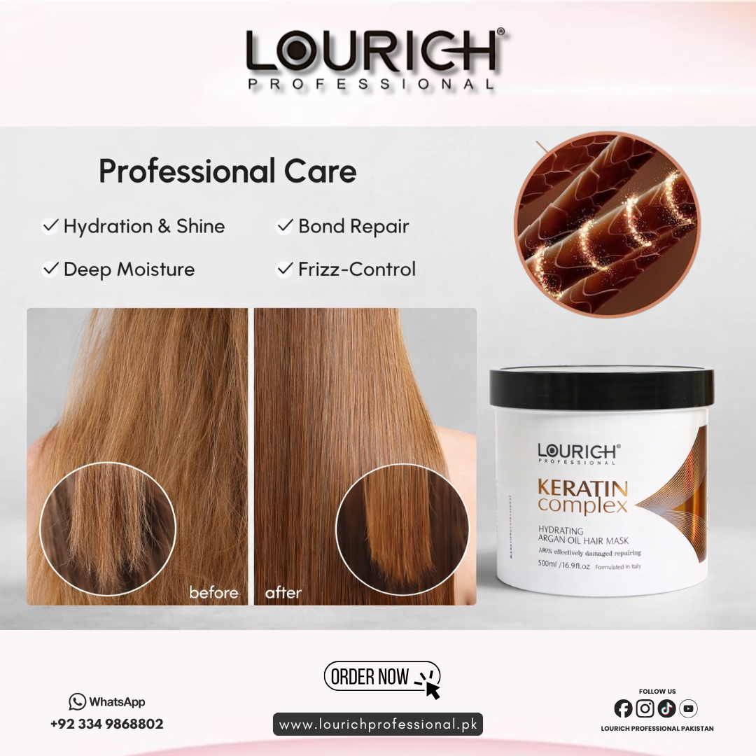 Premium Deep Repair Hair Mask – Intensive Hydrating Treatment for Dry, Damaged & Frizzy Hair – Strengthening Keratin & Argan Oil Formula - Image 3