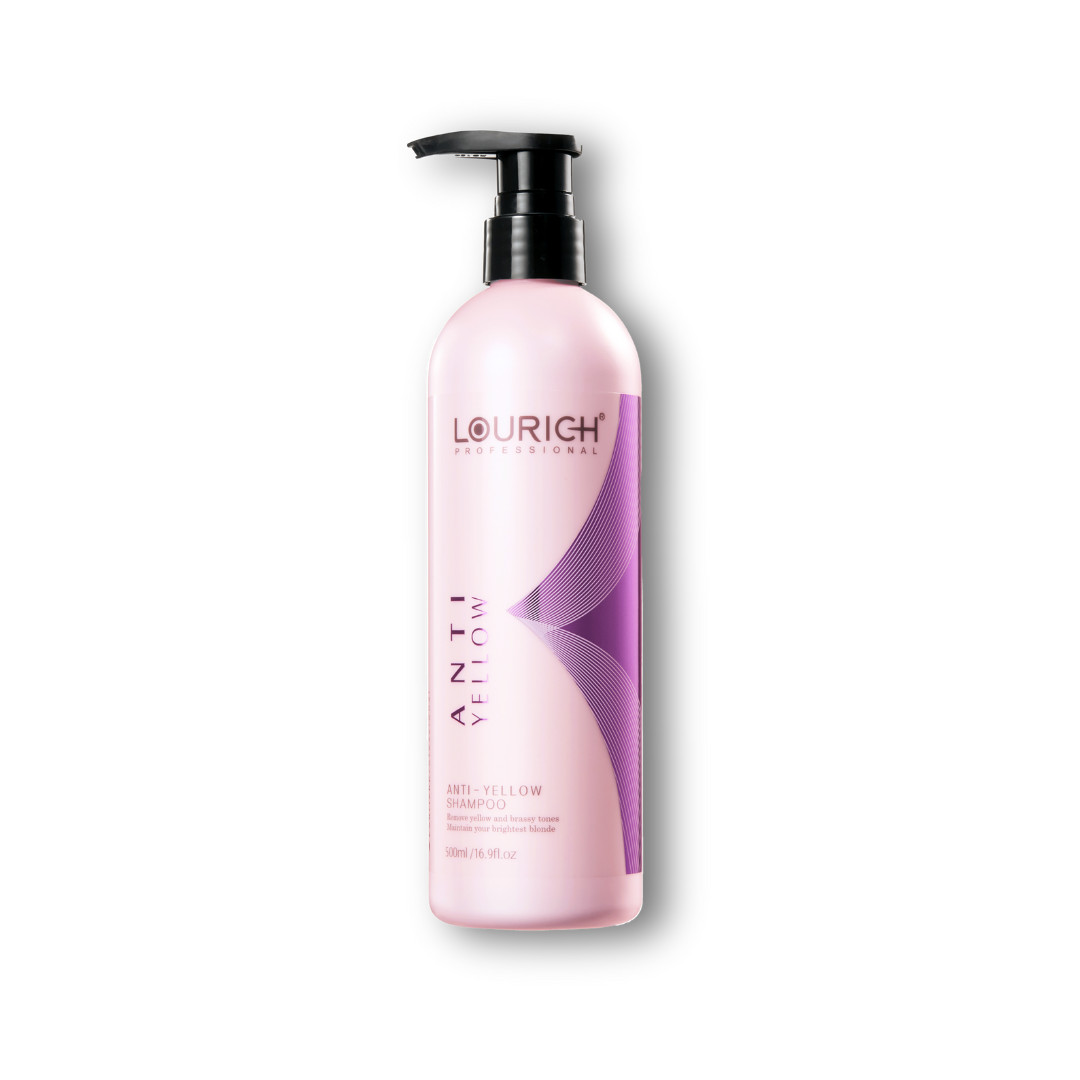 Anti-Yellow Shampoo 500ml – Professional Purple Shampoo for Blonde, Grey & Highlighted Hair – Tone Correcting Formula