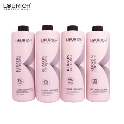Keratin Complex Color Developer Salon Size 1000ml – 3%, 6%, 9% & 12% Cream Peroxide Developers for Professional Hair Colour