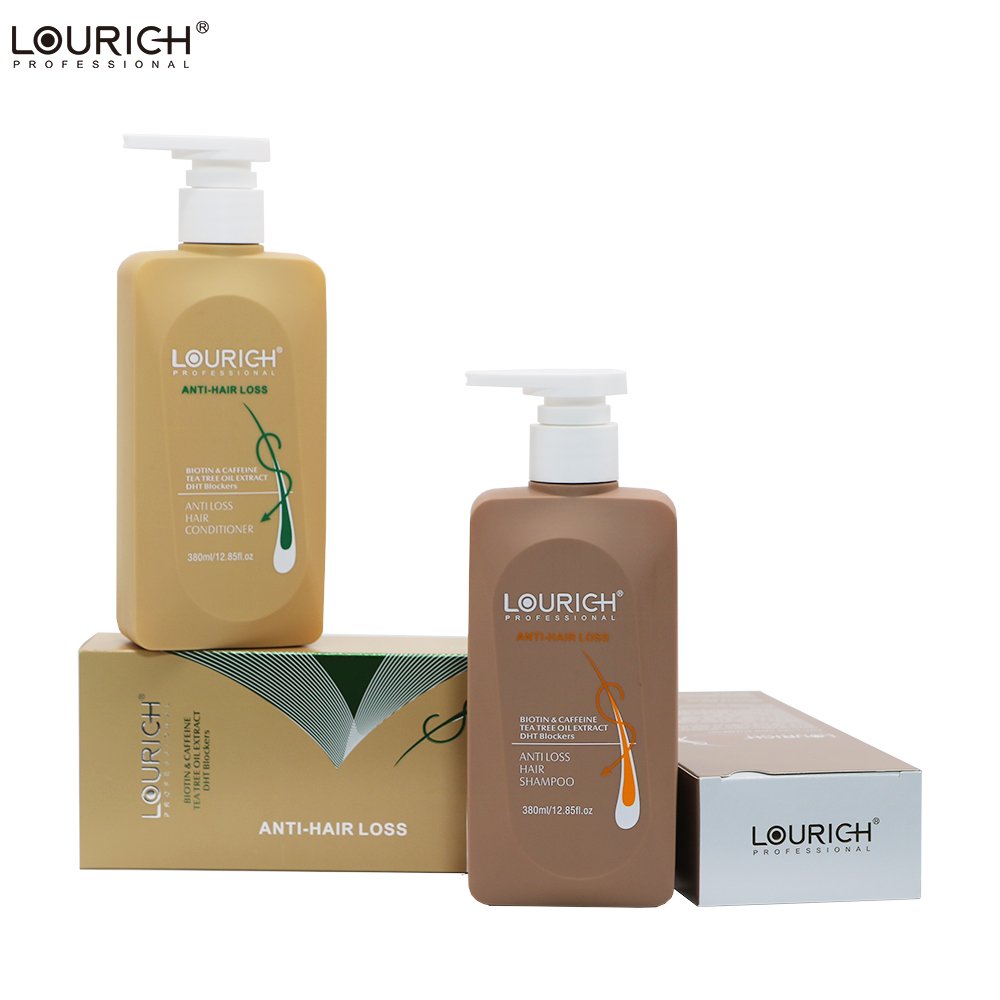 Lourich Professional Anti Hair Loss Shampoo with Biotin, Caffeine & Tea Tree Oil – DHT Blocker Formula for Thinning Hair – 380ml - Image 5